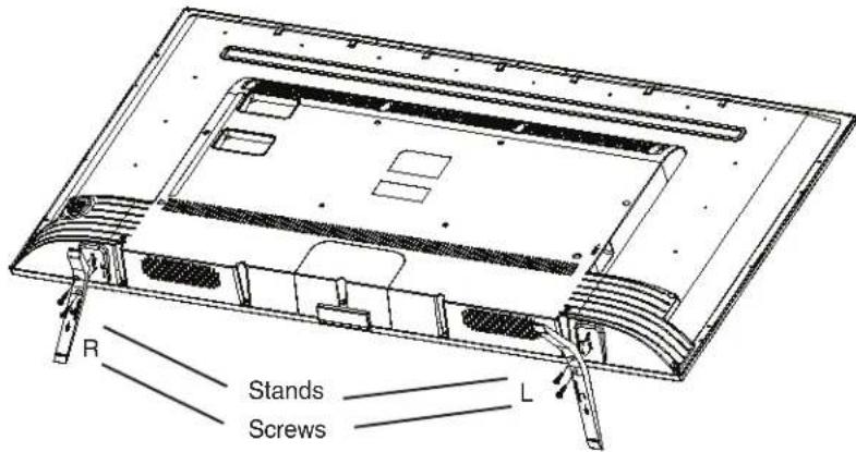 R Stands Screws L