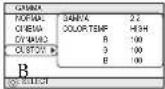 BENQ PB9200 - PICTURE-1 Menu - 1