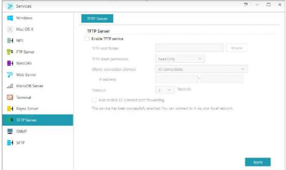 Asustor AS6204RD - TFTP Server - 1