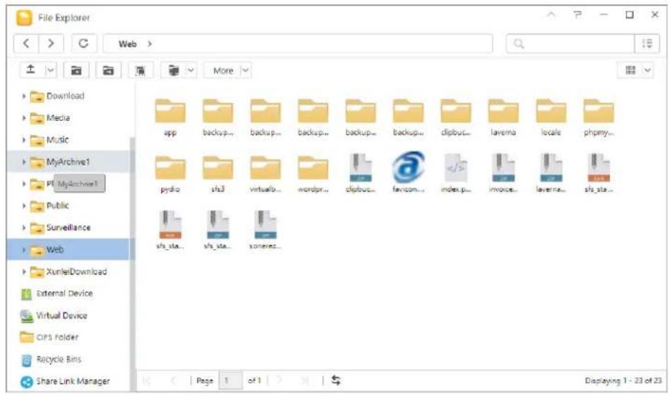 Asustor AS6204RD - File Explorer - 1
