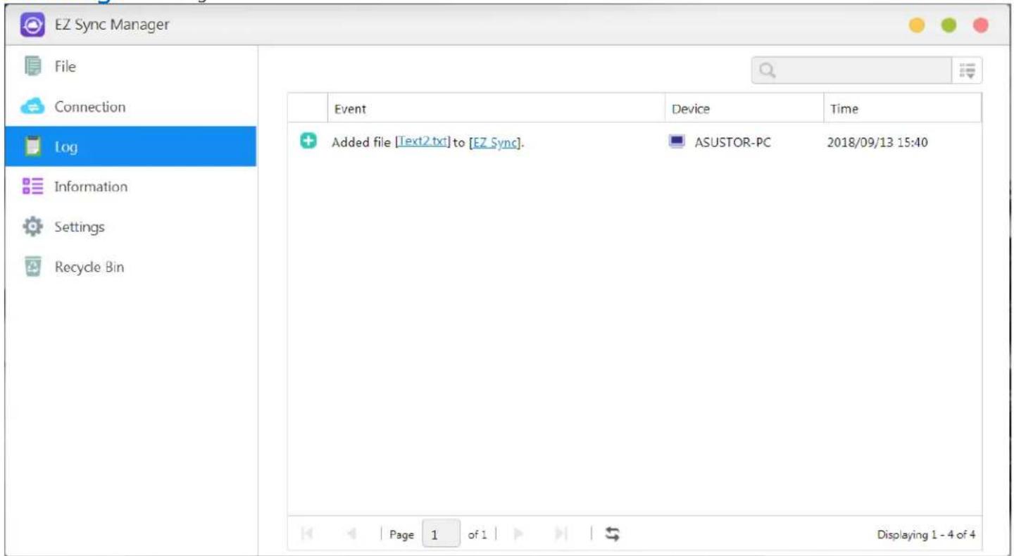 Asustor AS6204RD - Log: View logs here! - 1
