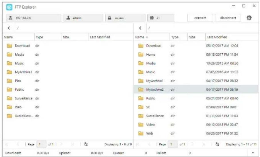 Asustor AS6204RD - FTP Explorer - 1