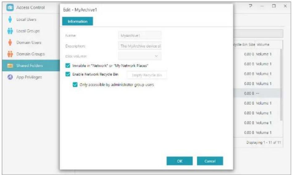 Asustor AS6204RD - Shared Folders - 3
