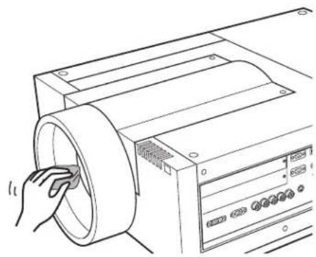 SANYO PLC-XF71 - Cleaning the Projector Cabinet - 1