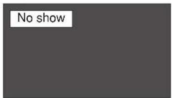 No show