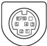 SANYO PLC-SU33 - CONTROL PORT CONNECTOR - 1
