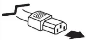 SANYO PLC-SU33 - Projector side AC Outlet side - 1