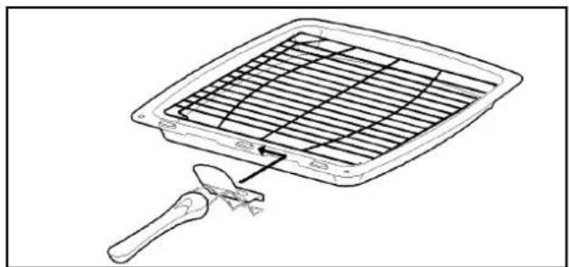 Tricity Bendix CSIE510BU - THE GRILL PAN AND HANDLE - 1