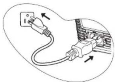 BENQ MP625P - Starting up the projector - 1