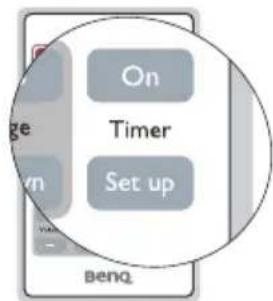 On Timer Set up BenQ