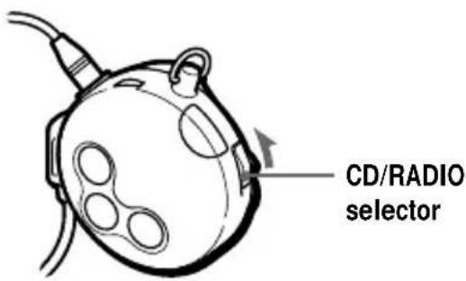 CD/RADIO selector