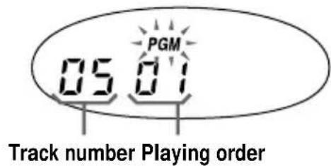 05 PGM Track number Playing order