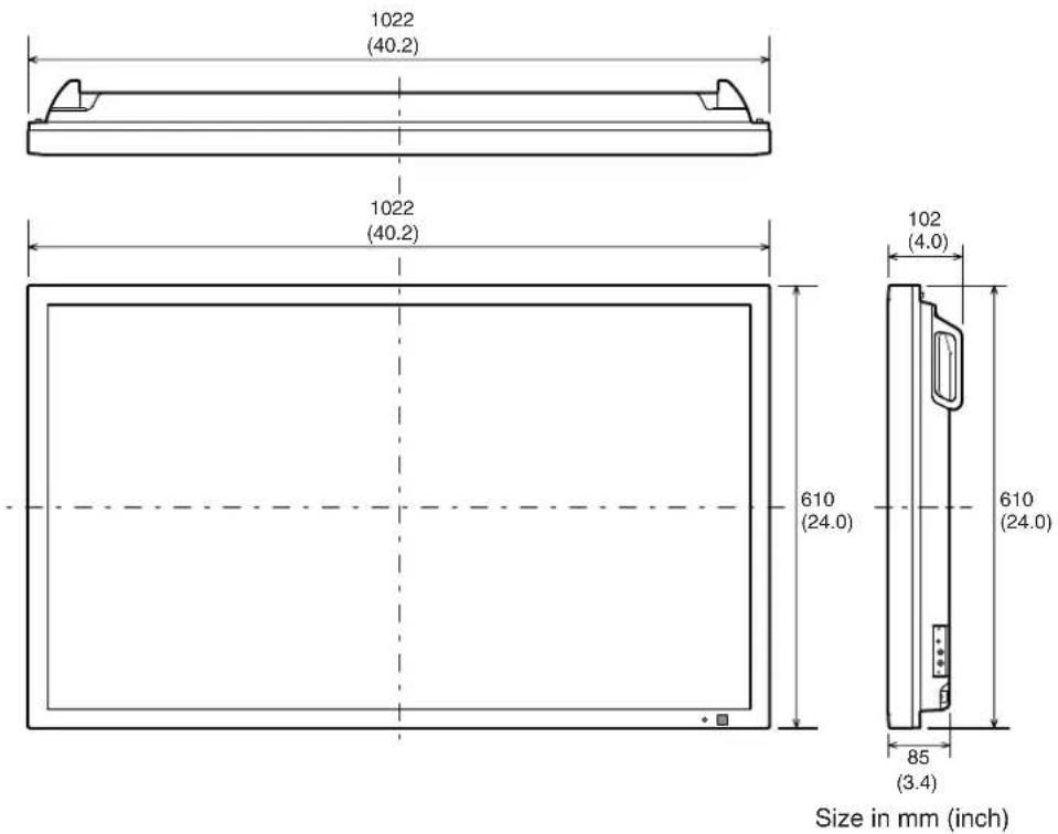 SANYO PDP-42WV2 - WARNING : - 1