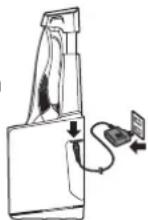 PANASONIC ES-RT74 - Disconnect the adaptor after charging is completed. - 1