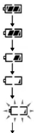 SONY D-VJ65 - When to replace the batteries - 1