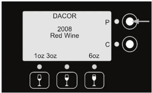 Dacor DYWS4 - Operating Your Wine Dispensing System - 1