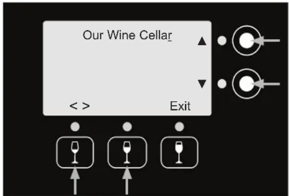 Dacor DYWS4 - To change the system name display: - 2