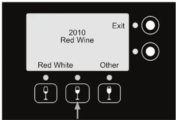 Dacor DYWS4 - Changing the Individual Bottle Settings - 6