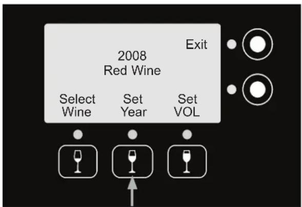Dacor DYWS4 - Changing the Individual Bottle Settings - 3