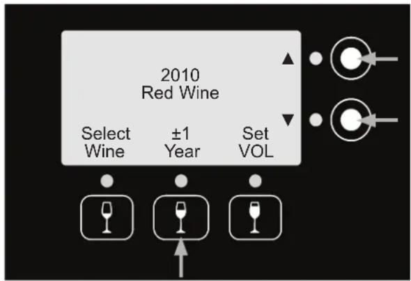 Dacor DYWS4 - Changing the Individual Bottle Settings - 4