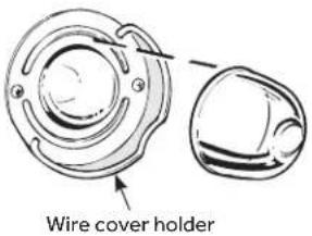 Wire cover holder