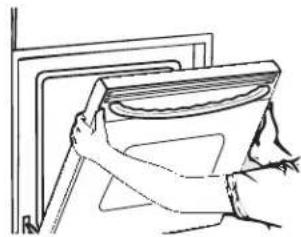 HAIER QGAS740RMSS - Para retirar la puerta: - 2