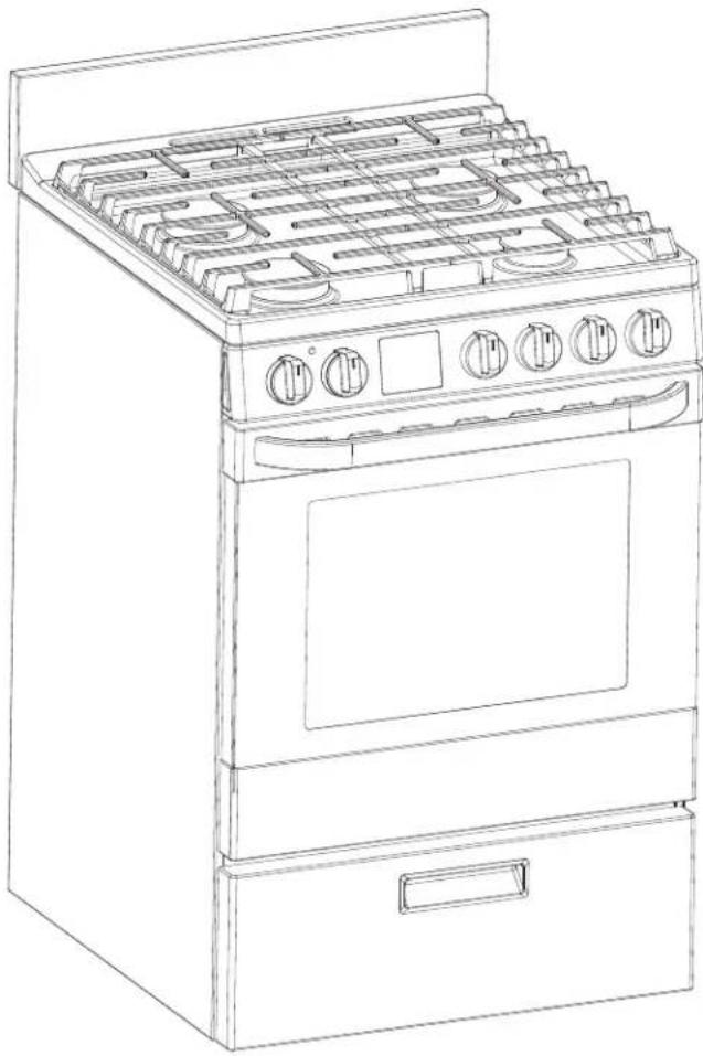 HAIER QGAS740RMSS - Gas Compact Ranges Cocinas Compacta a Gas - 1