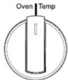 HAIER QGAS740RMSS - Perilla de la Temperatura del Horno (Cont.) - 1