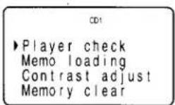 SONY CDP-CX88ES - Adjusting the display contrast of the remote - 2