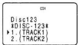 SONY CDP-CX88ES - Locating a specific track or a point in a track observing the remote's display - 1
