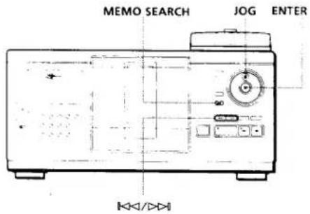 MEMO SEARCH JOG ENTER