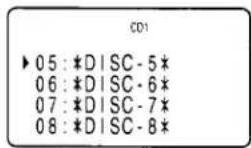 SONY CDP-CX88ES - Locating a disc directly observing the remote's display - 1