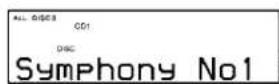 SONY CDP-CX88ES - Display information in stop mode - 1