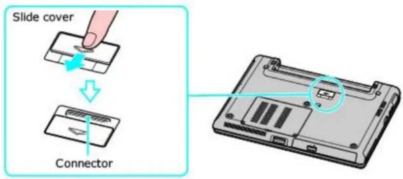 Slide cover Connector
