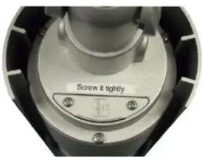 Screw it tightly