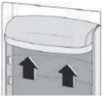 Orima ORH 280 W - Colocación de los balcones de la puerta - 1