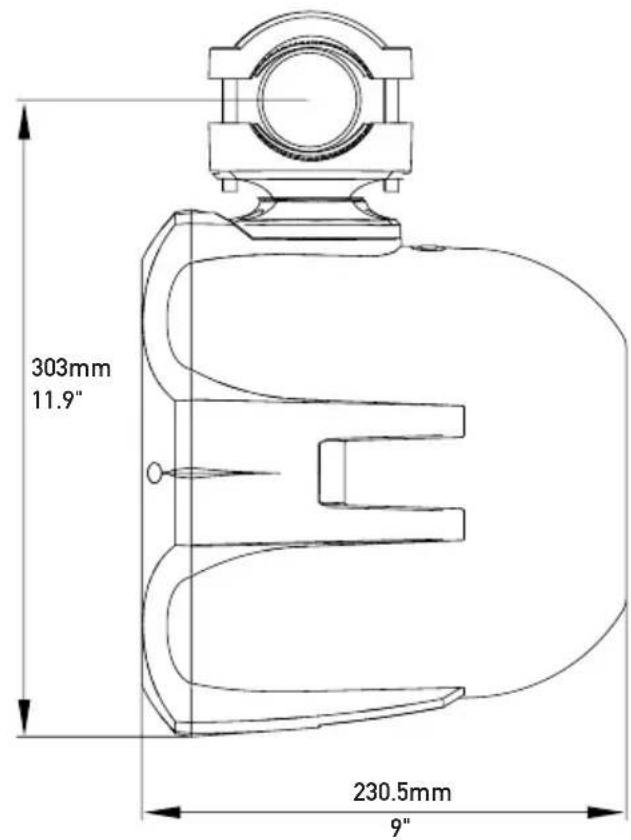 NavAtlas NT308BPK - Dimensions - 2
