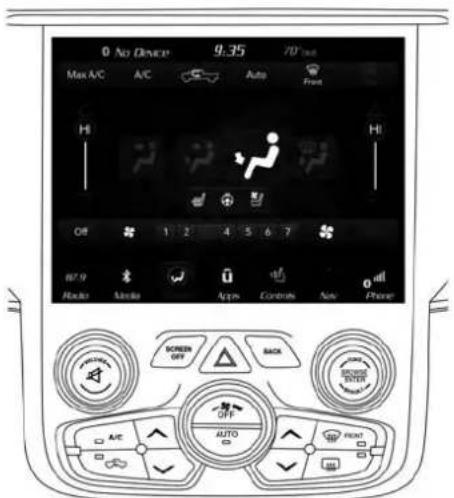 DODGE Chassis 5500 (2018) - Automatic Climate Controls With A Touchscreen - 3