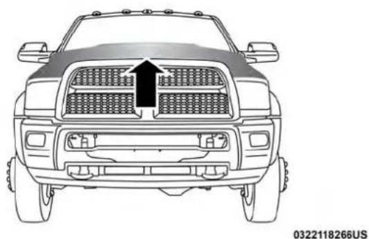 DODGE Chassis 5500 (2018) - To Open The Hood - 3