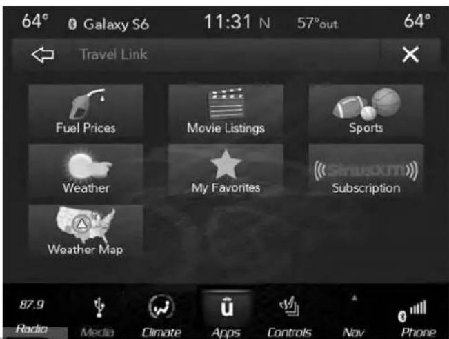 DODGE Chassis 5500 (2018) - SiriusXM Travel Link (4C NAV) - 1
