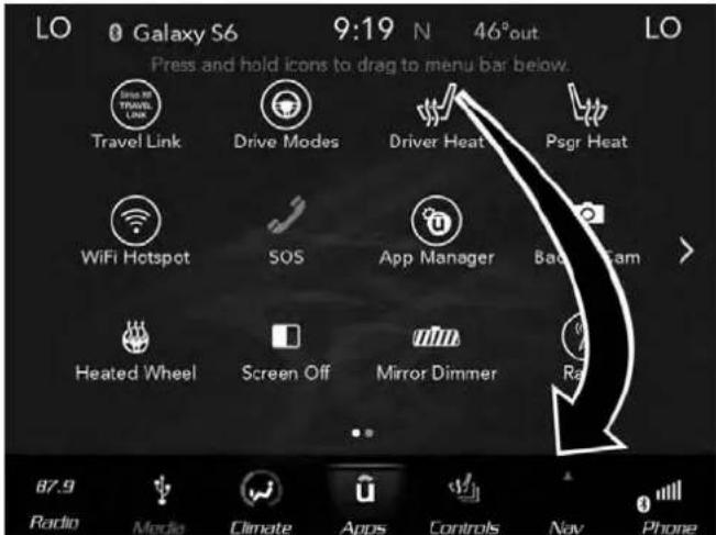 DODGE Chassis 5500 (2018) - DRAG & DROP MENU BAR - 1