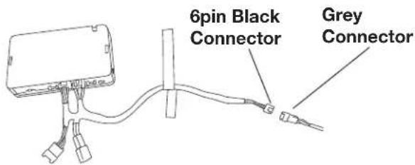 6pin Black Connector Grey Connector