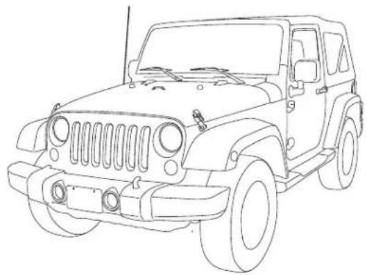 ALPINE HCE-TCAM1-WRA - HCE-TCAM1-WRA Spare Tire Camera & Light System for Jeep Wrangler Installation Manual - 1