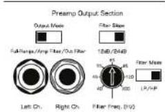 JL Audio Slash 1200/1v3 - PREAMP OUTPUT SECTION - 1