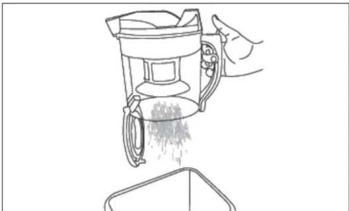 WHIRLPOOL VB-100 - Emptying the Dirt Container - 2