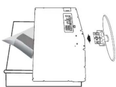 SAMSUNG LE37M86BC - Montera stativet - 1