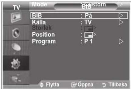 SAMSUNG LE37M86BC - Inställningar för BIB - 2