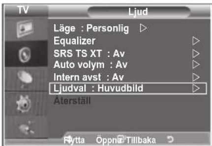 SAMSUNG LE37M86BC - Lyssna på underbildens ljud - 1