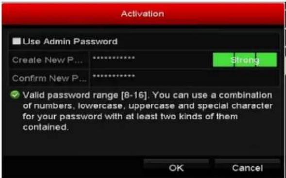 Hikvision DS-7616NI-VP - Activating the IP Camera - 4