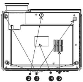 Technical diagram of a device with numbered components and directional arrows indicating assembly or flow.